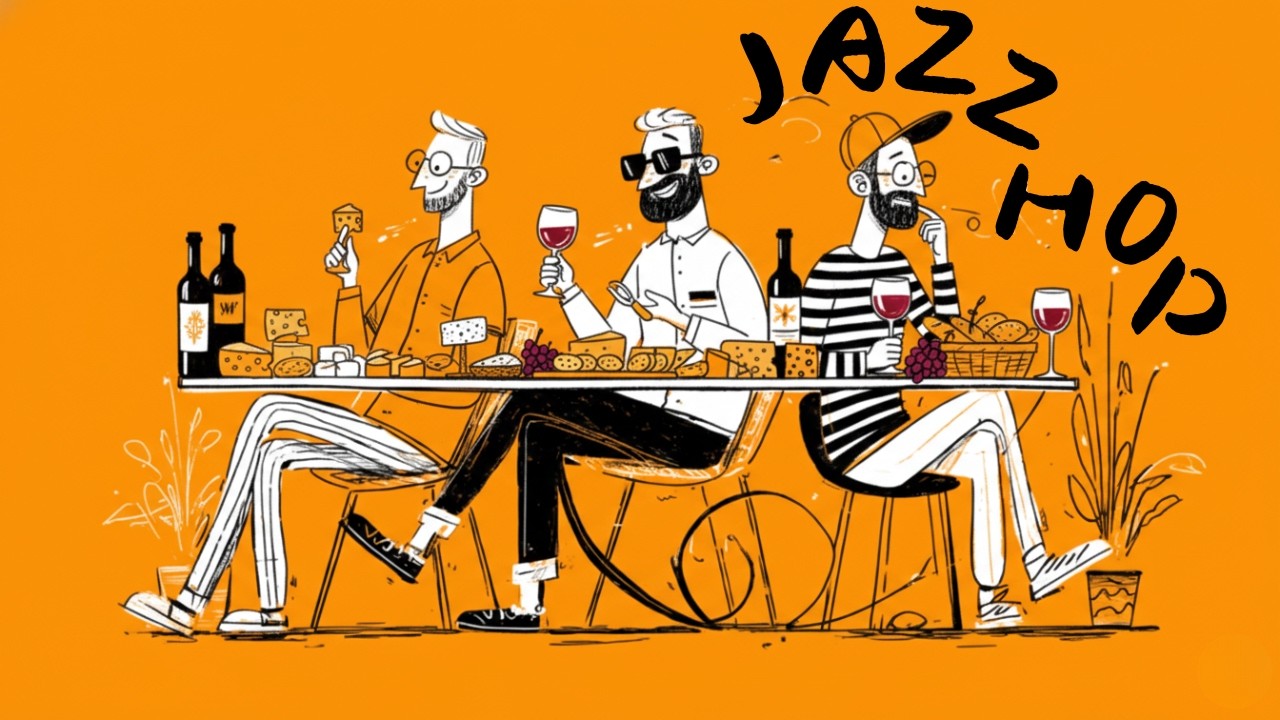 Late Night Jazzhop 🍷 Smooth Urban Chill BGM for Deep Work & Focus