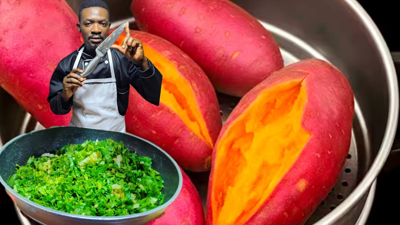 Spinach🥦With Sweet Potatoes IMBOGA Zirimo Amata Wari Waziteka Wowe#cooking#Spnach#sweetpotatos#milik