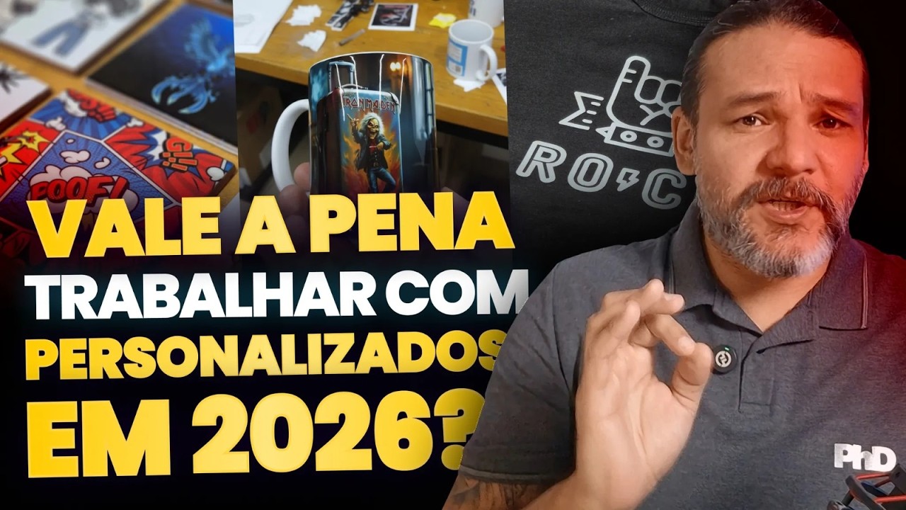 Sublimação em 2026: Ainda vale a pena? A verdade sobre trabalhar com personalizados!