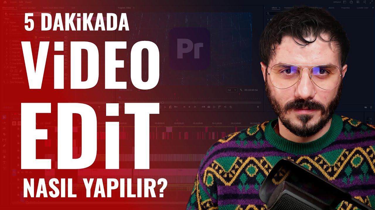 5 DAKİKADA VİDEO EDİT NASIL YAPILIR &Ouml;ĞRETİYORUM!