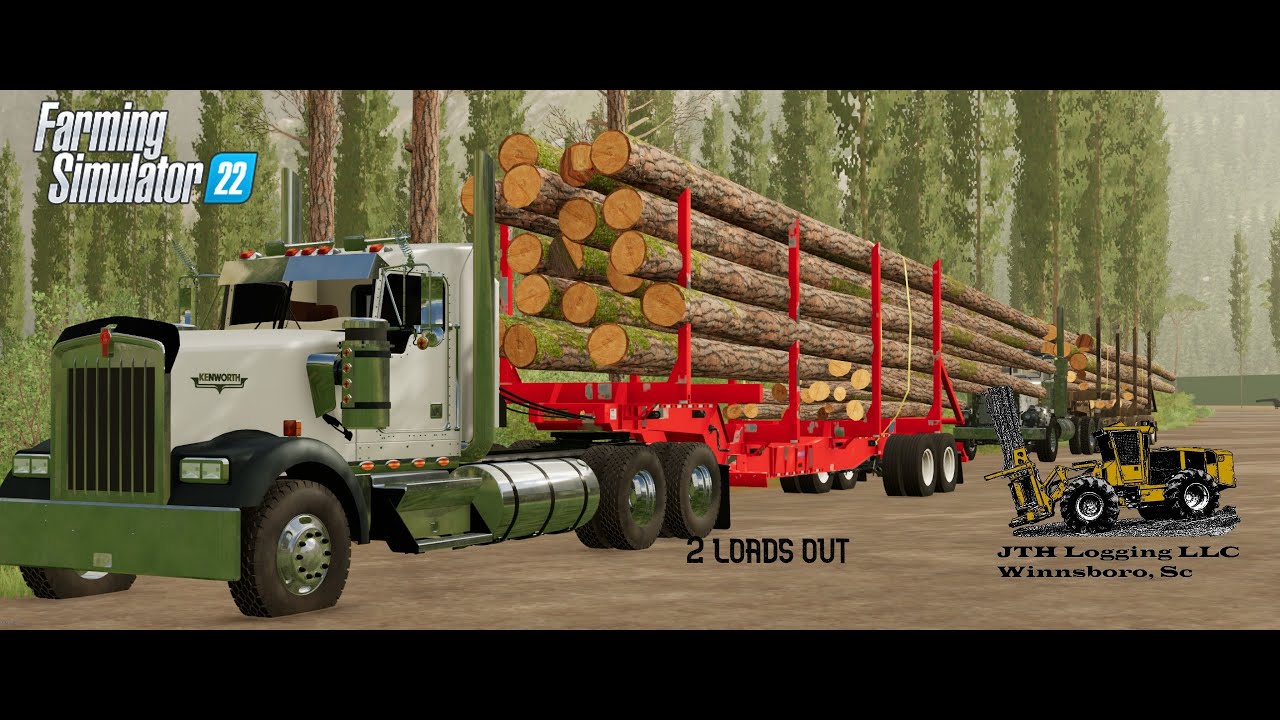 Southern Style logging ep 2 (Farming Simulator 22)