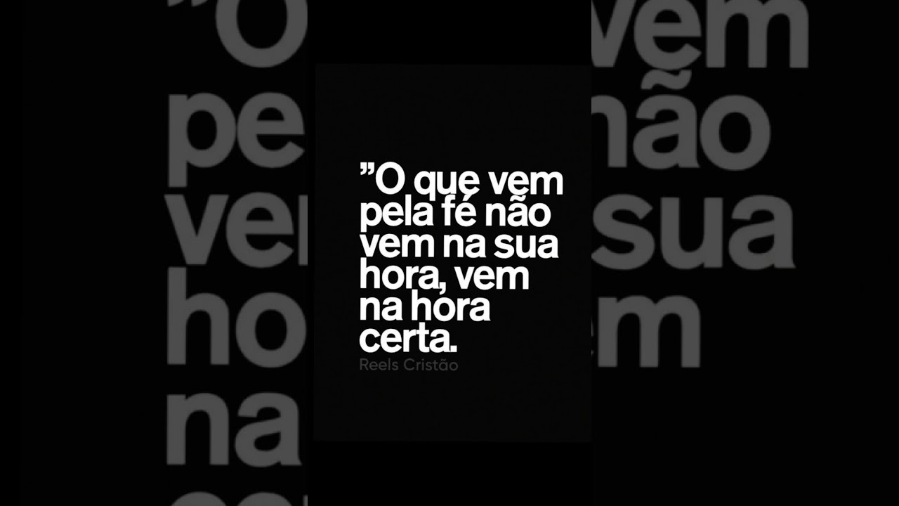 #fe #servosdedeus #encontrocomdeus #deustemumapalavrapravoce #shortscrist&atilde;o #reflex&atilde;o