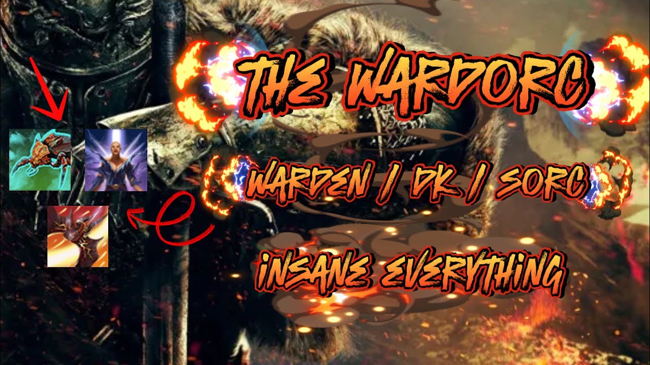 ESO PVP | OP SUBCLASS WARDEN/DK/SORC DPS | BUILD AND GAMEPLAY