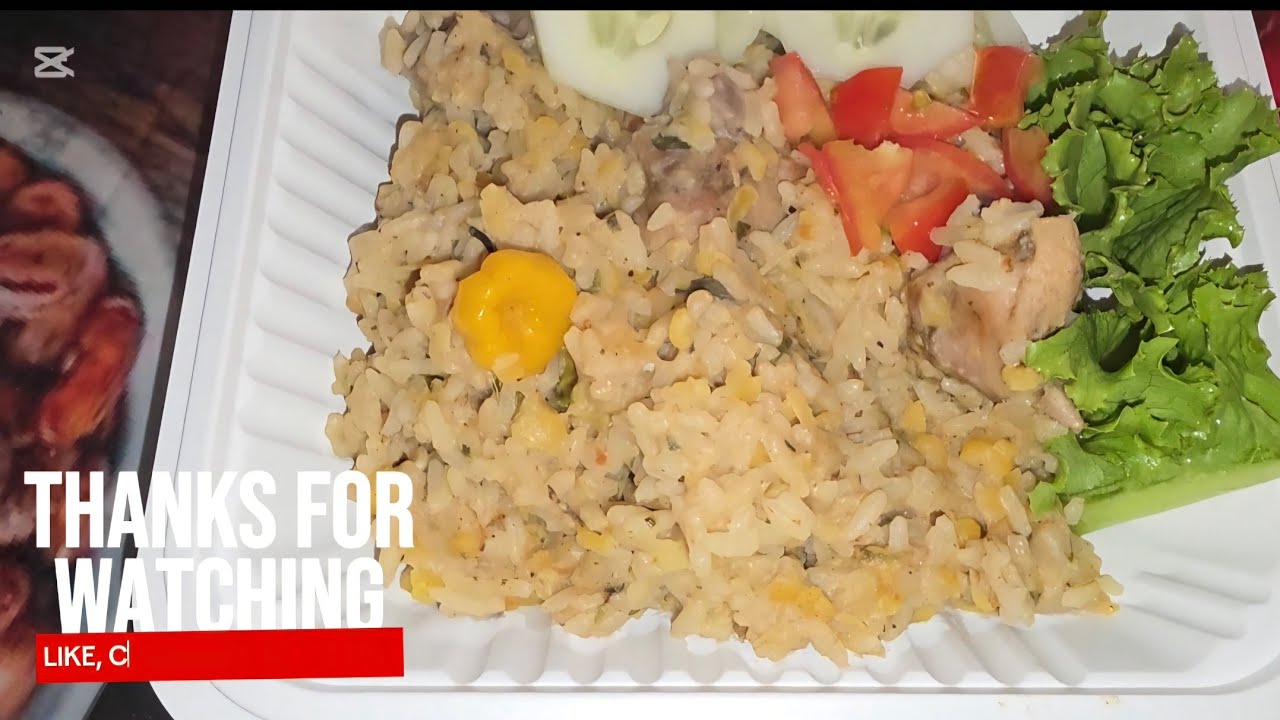 Cooking Some Guyanese Slit Peas Cook Up Rice with Chicken for Chicken...