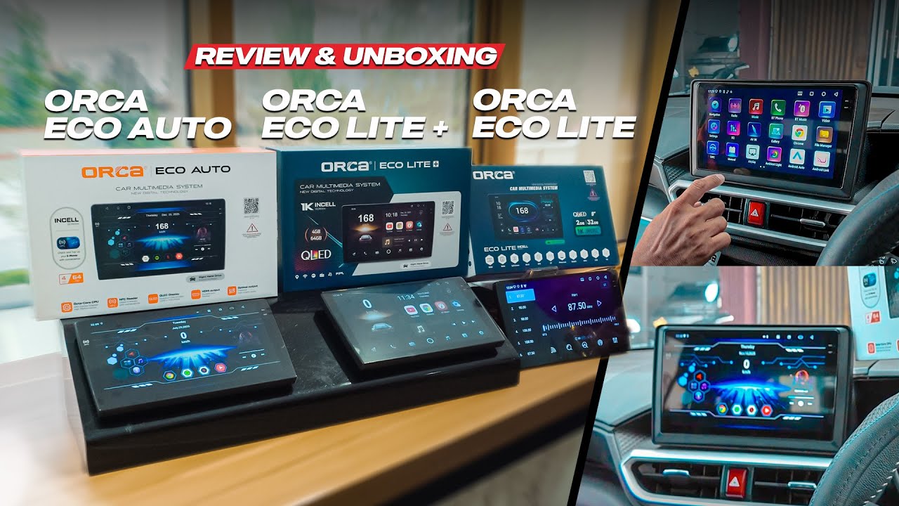 Review Head Unit ORCA ECO LITE vs ECO LITE PLUS vs ECO AUTO | Bedanya Apa?