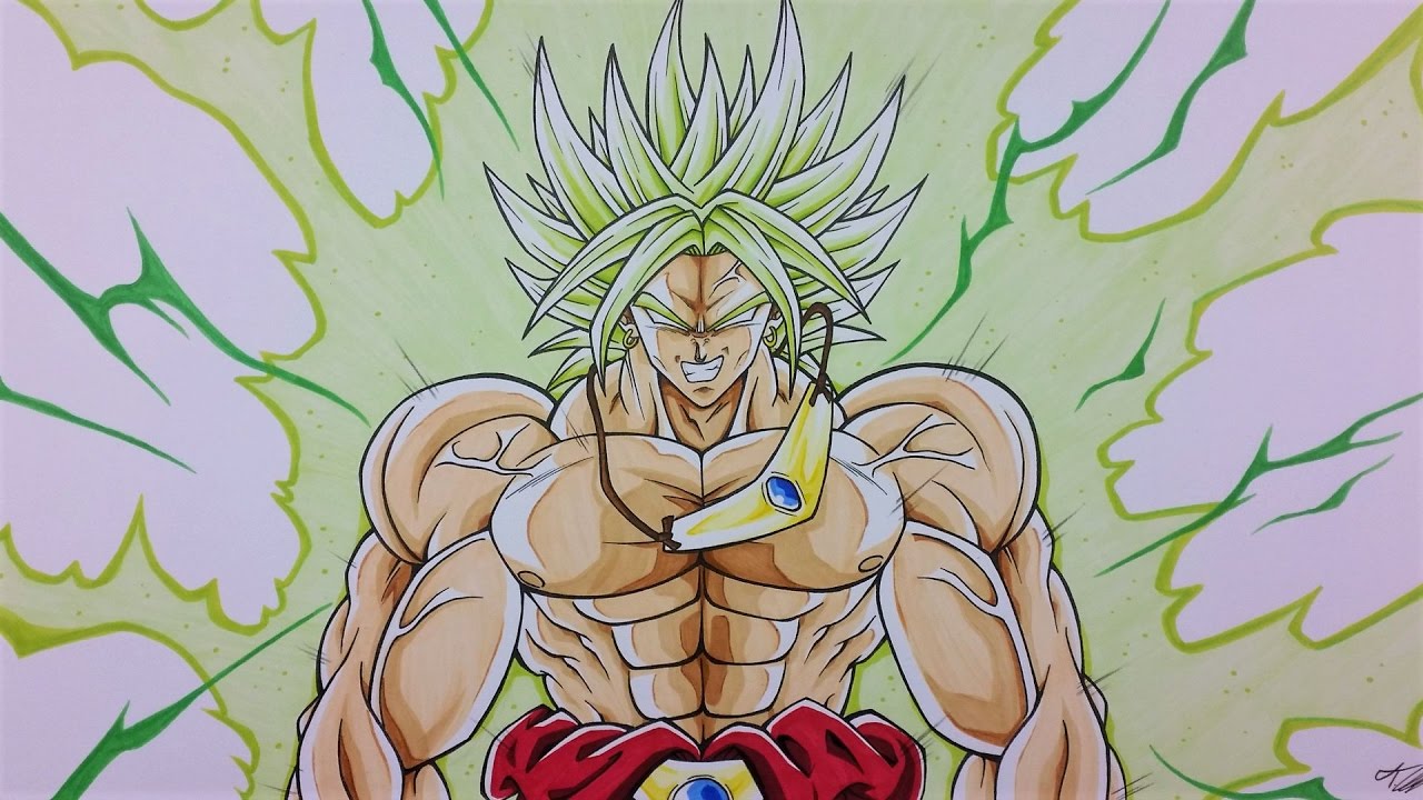 Drawing BROLY the LEGENDARY Super Saiyan