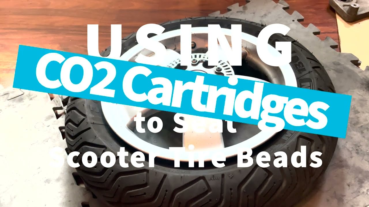 Using CO2 Cartridges to Seat Scooter Tire Beads