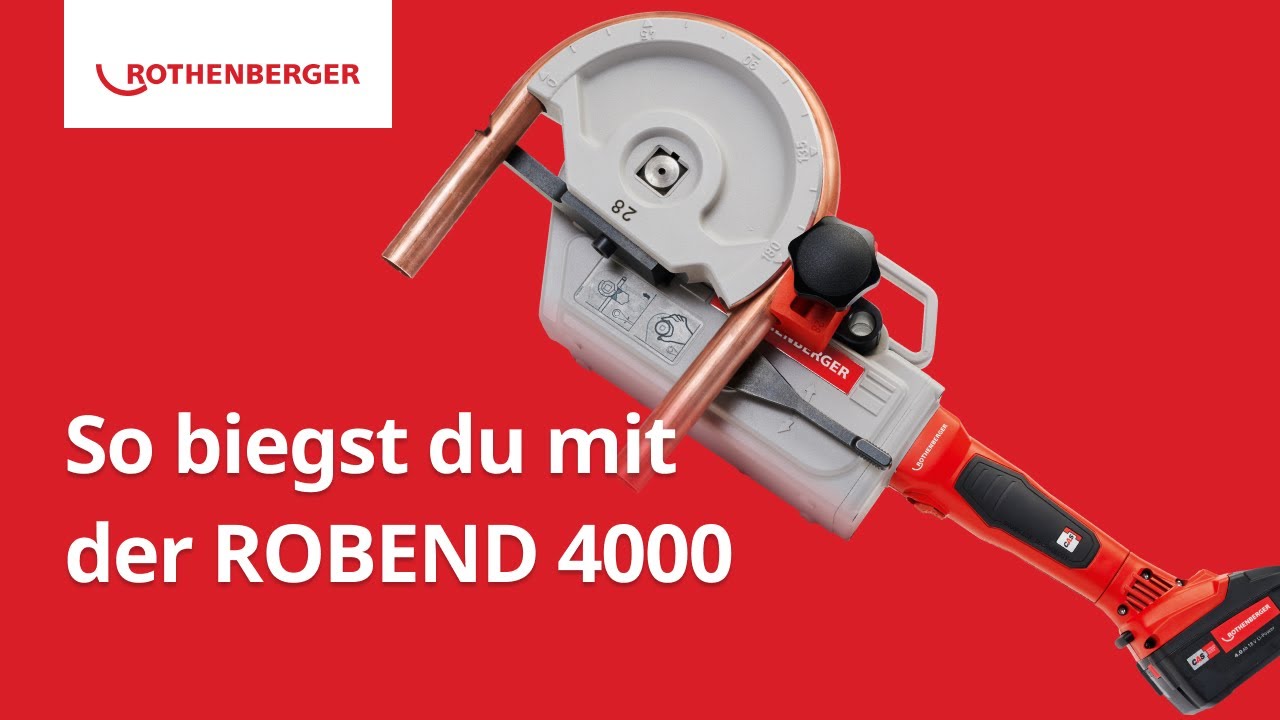 So biegst du Rohre mit der ROBEND 4000E Rohrbiegemaschine