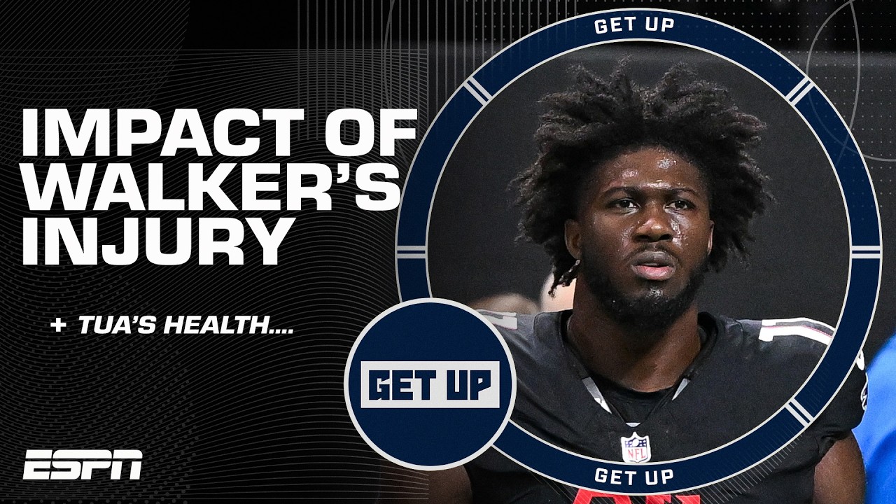 Impact of Jalon Walker tearing his ACL + How many games will Tua play | Get Up
