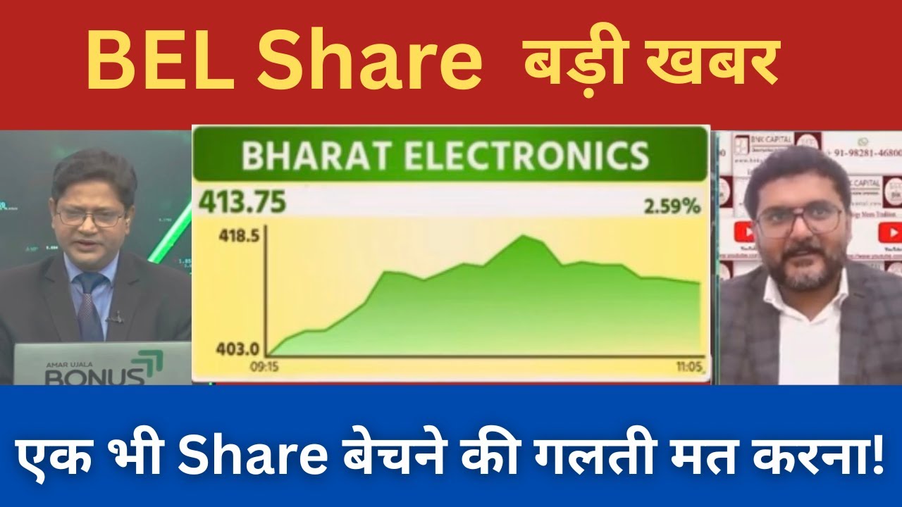Bharat Electronics Share Latest News | BEL Share News Today | Bel Stock Analysis , future target?