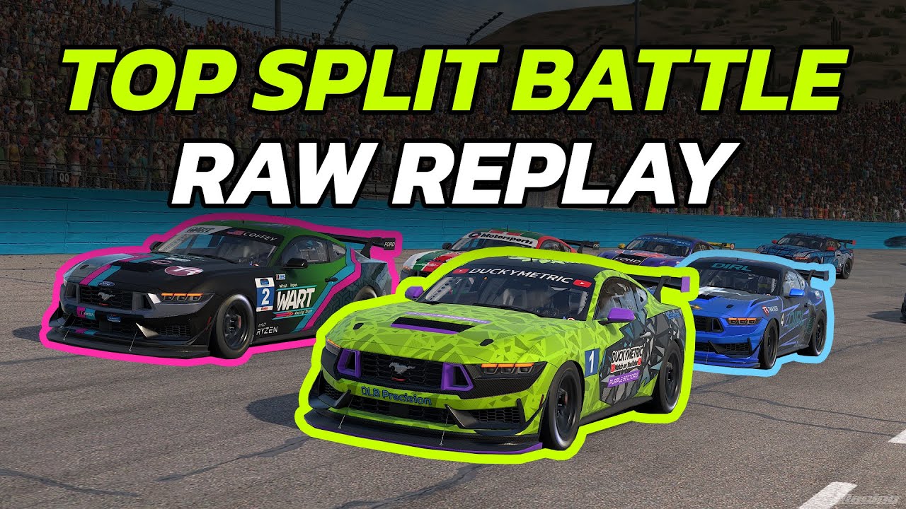 iRacing Points Battle in the Mustang GT4 - Mustang Challenge Div 3 Rivalry
