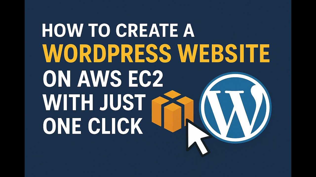 How to create a wordpess website on AWS EC2 instance with just one click