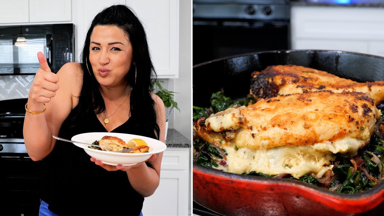 How to make THE BEST Lemon Herb Stuffed Chicken | Views on the road