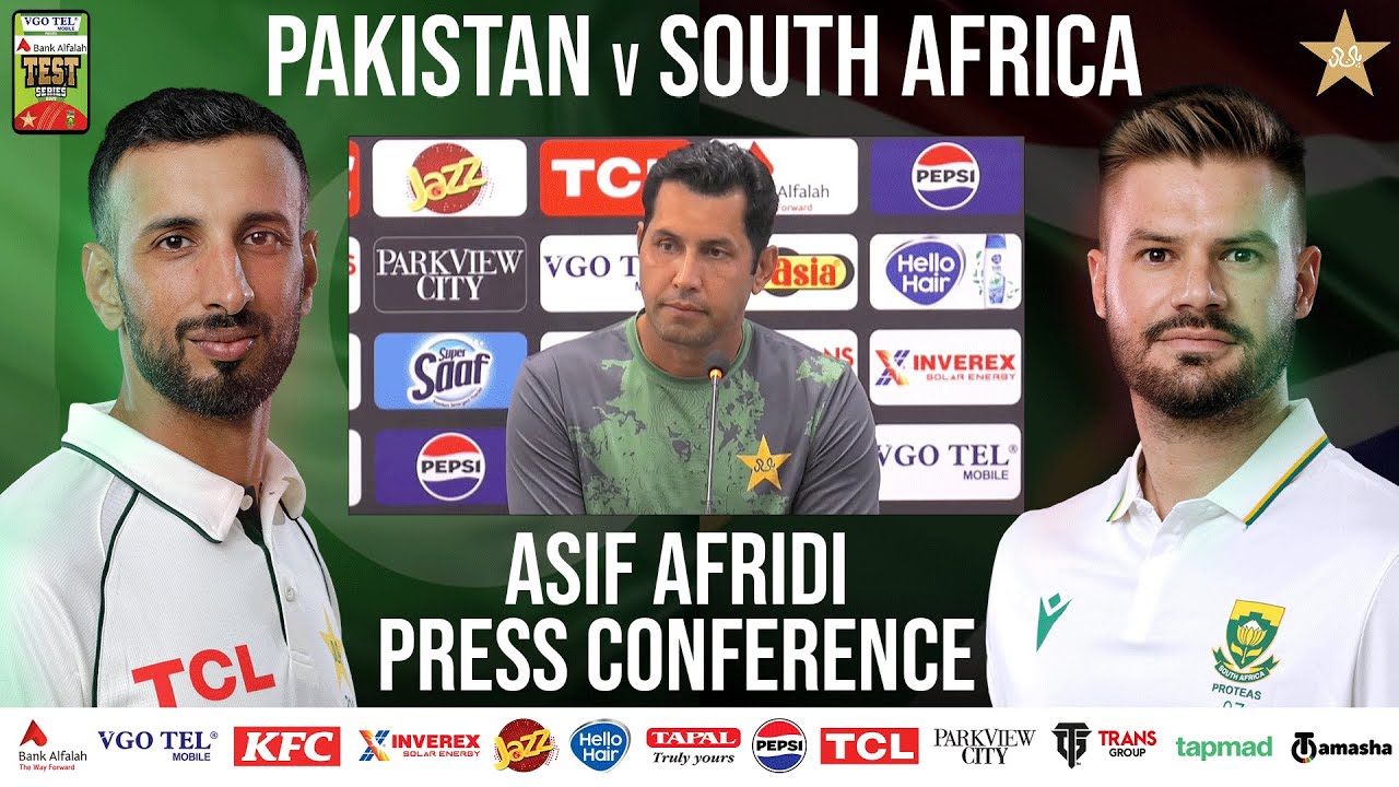 PAK Debutant Bowler Asif Afridi Press Conference | PAK vs SA Test Series | 2nd Test Day 3 | M2R1U