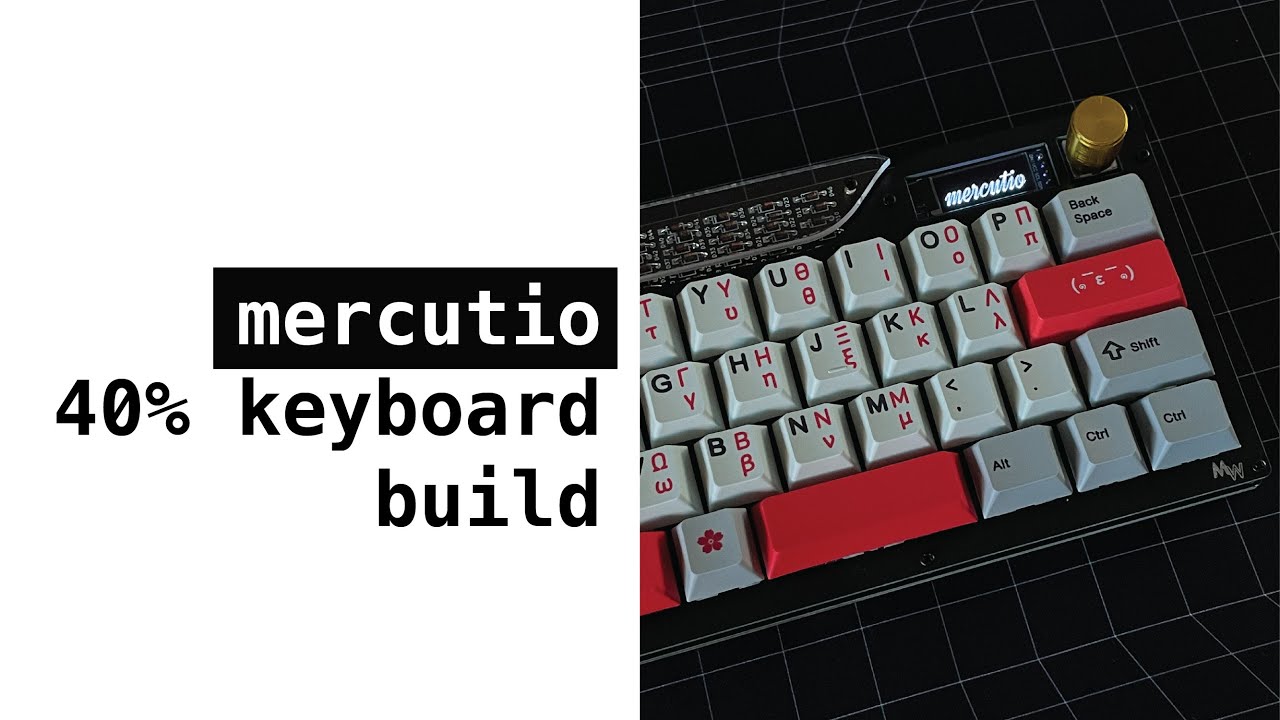 mercutio 40% keyboard build