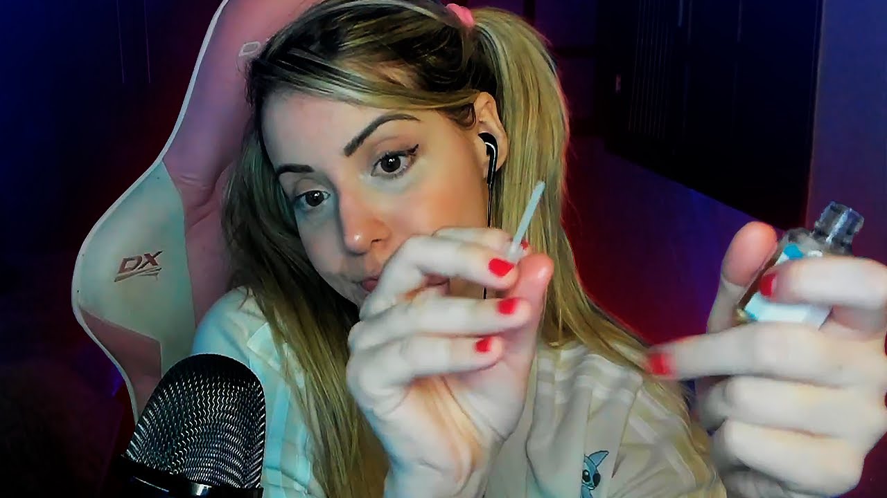 ASMR - NAMORADA CARINHOSA CUIDANDO DE VOCÊ🥰