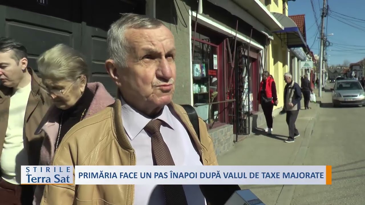 PRIMĂRIA FACE UN PAS ÎNAPOI DUPĂ VALUL DE TAXE MAJORATE