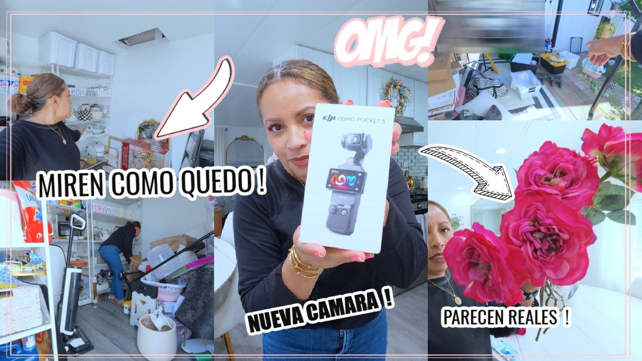 LES DOY UN BUEN CONSEJO 🙏🏽ASI QUEDO ORGANIZADA LA CASITA| NUEVA CAMARA 😍