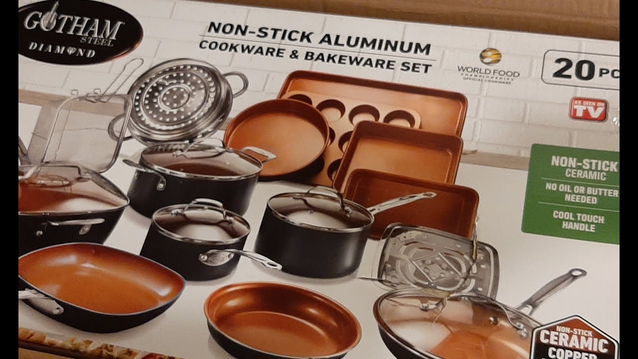 Gotham Steel Cookware Set Unboxing