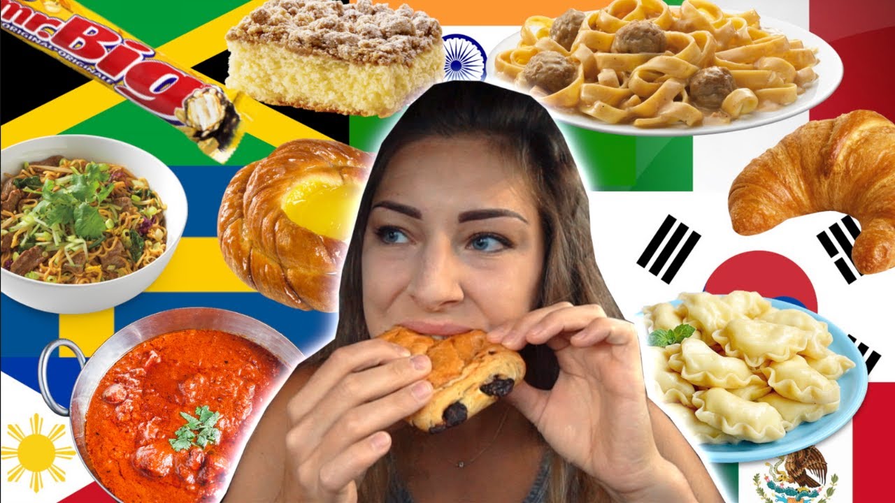 EATING AS MANY INTERNATIONAL FOODS as POSSIBLE in ONE DAY | CHEATDAY