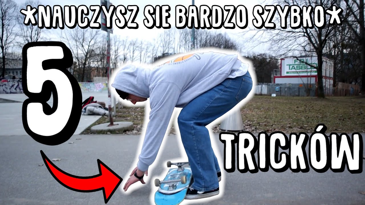 5 TRICKÓW NA DESKOROLCE, KTÓRE ZROBISZ PRZED OLLIE