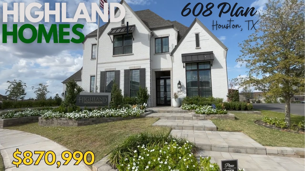 Houston, TX | Highland Homes | Cane Island | 608 Plan | New Construction | Model Home Tour | Katy TX