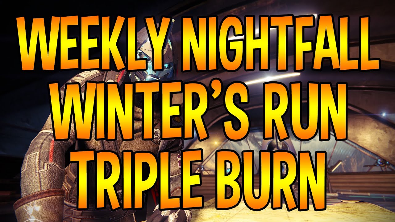 Weekly Nightfall Strike - Winter's Run - TRIPLE BURN - 02/03/2015 (Destiny Walkthrough Guide)