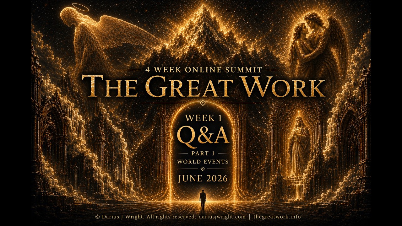 The Great Work Online Summit June 2026 Week 1 Current World Events - By Darius J Wright