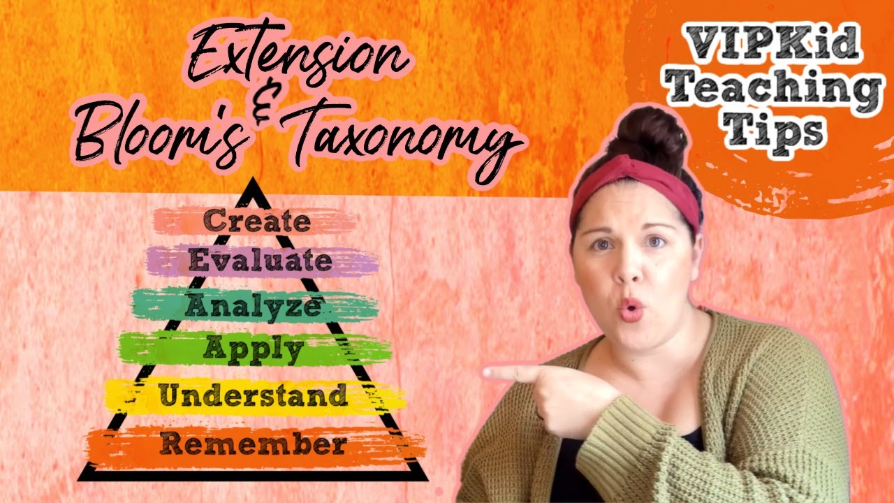 VIPKid Teaching Tips: Extension Activities and Bloom's Taxonomy for the Online ESL Classroom