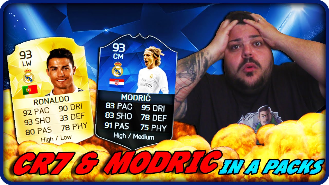 C.RONALDO & MODRIC TOTY IN SOME PACKS !!! FIFA 16 [By J0k3R]