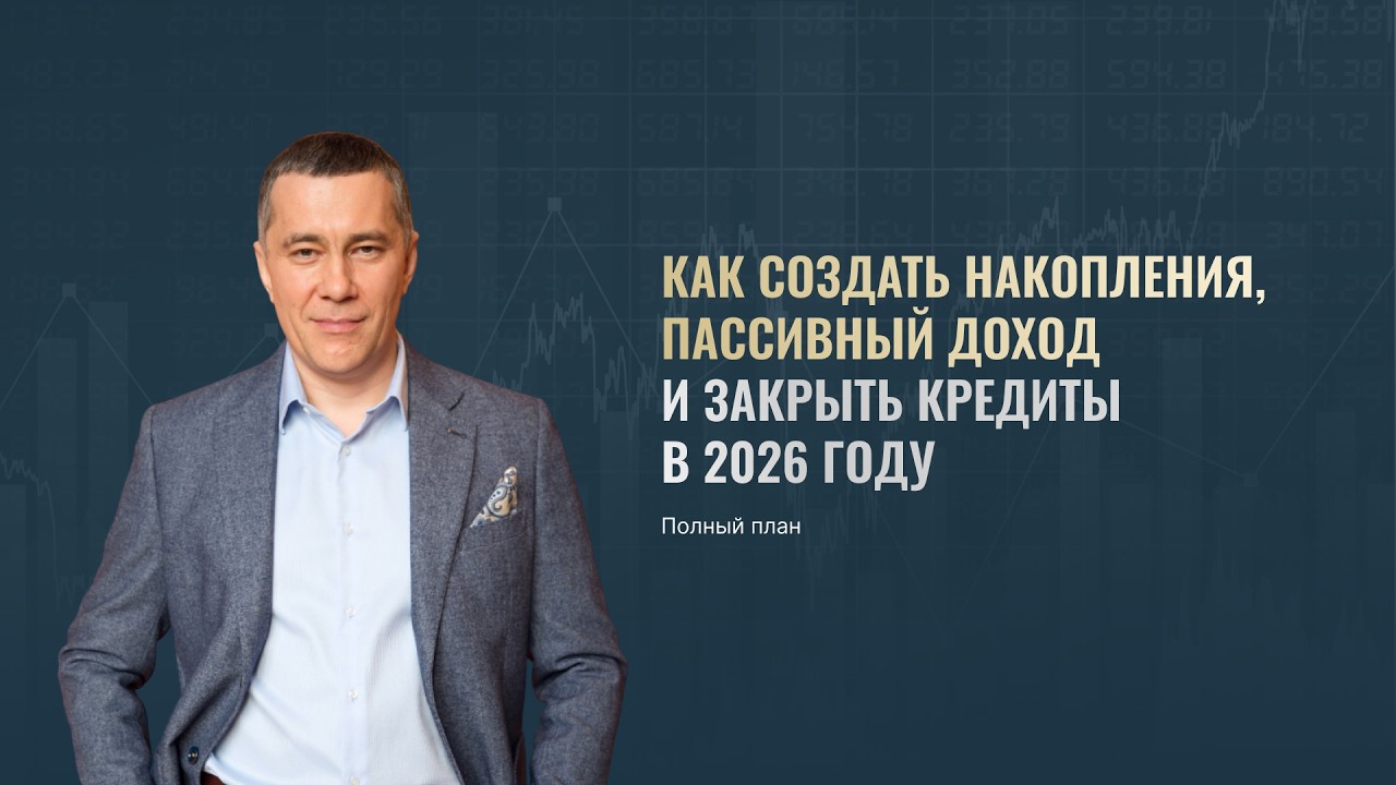 Как создать накопления, пассивный доход и закрыть кредиты в 2026 году.