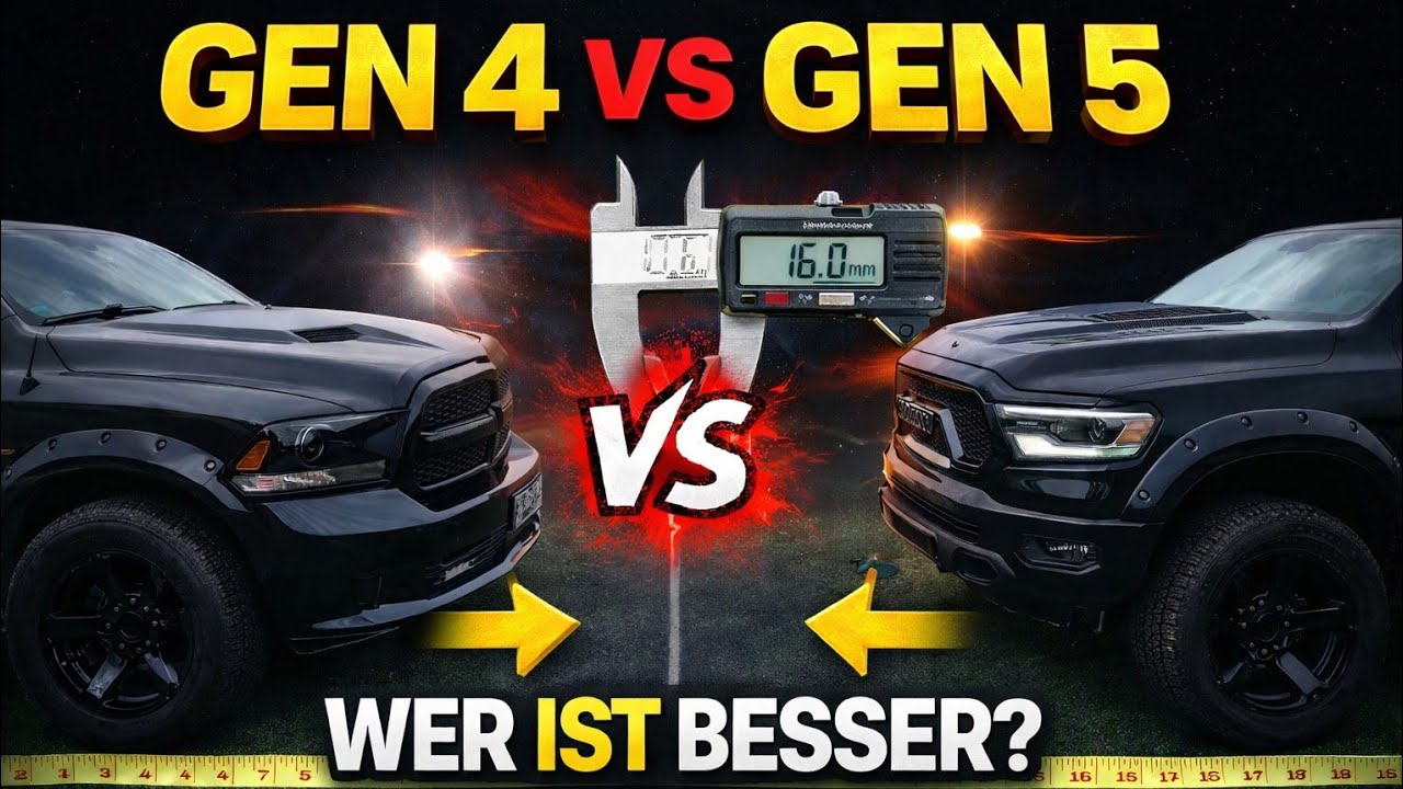 Dodge RAM Gen4 vs. Gen 5! Lohnt sich der Umstieg? Der direkte Vergleich!!
