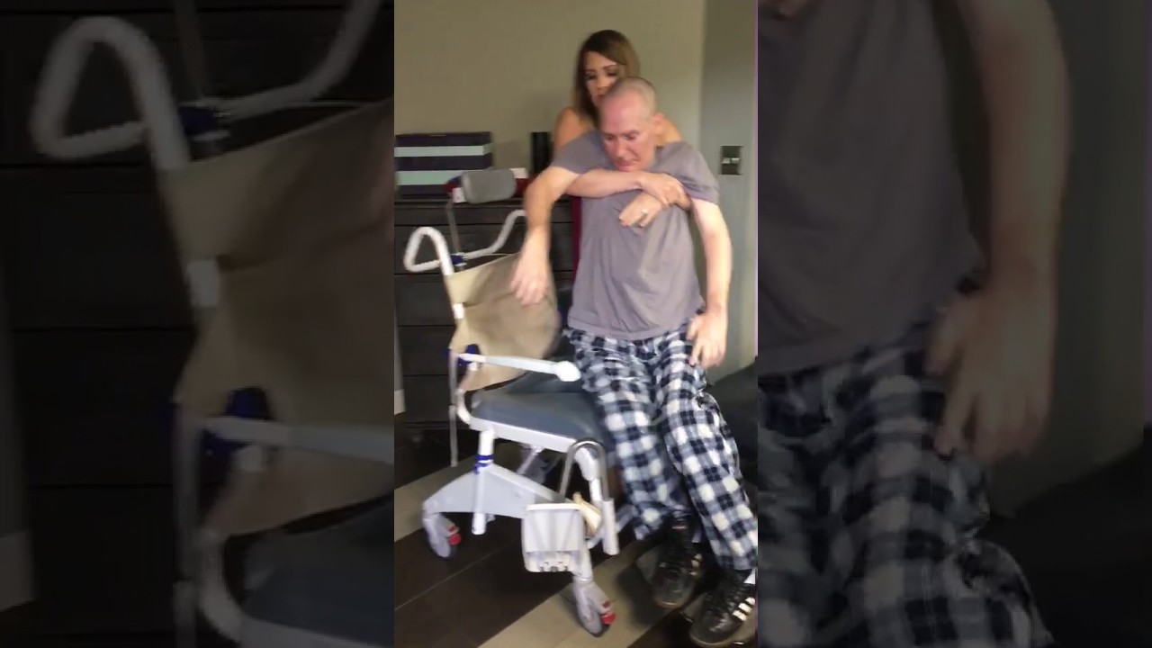 Tip: Transferring from a wheelchair to a shower chair