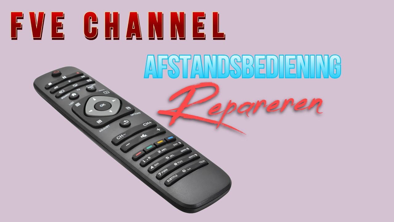 #71 Een afstandsbediening repareren.