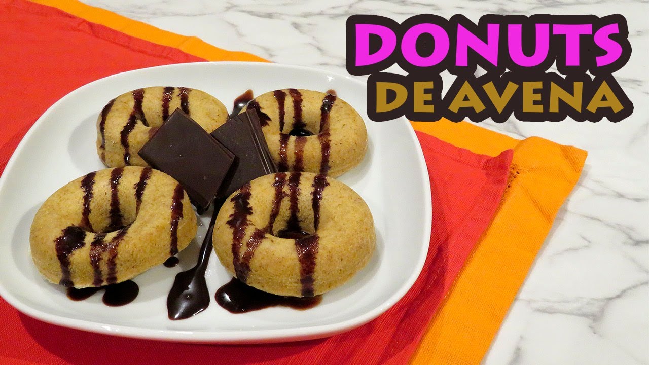 Donuts de avena 🍩 ¡Más fáciles imposible!