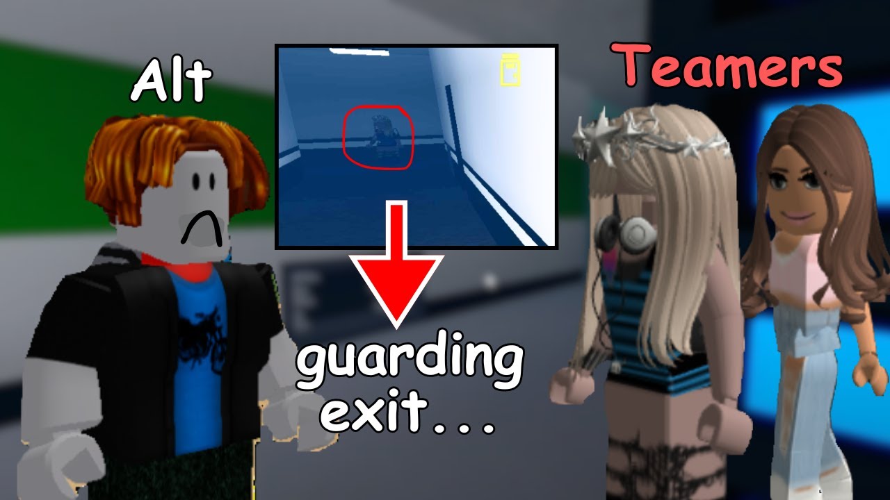 I Found TOXIC TEAMERS Whilst Alt Trolling... (Roblox Flee the Facility)