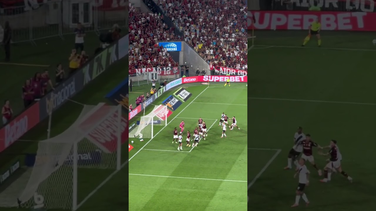 O gol de Rayan, deixando tudo igual entre Flamengo e Vasco. Tivemos um bom cl&aacute;ssico dos milh&otilde;es!!