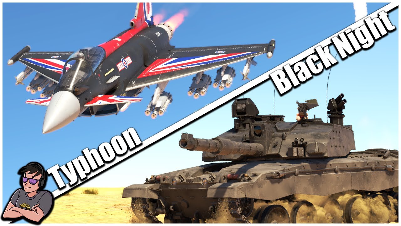 Дуэт, который делает Британию ОПАСНОЙ на вершине — Black Night и Typhoon — War Thunder