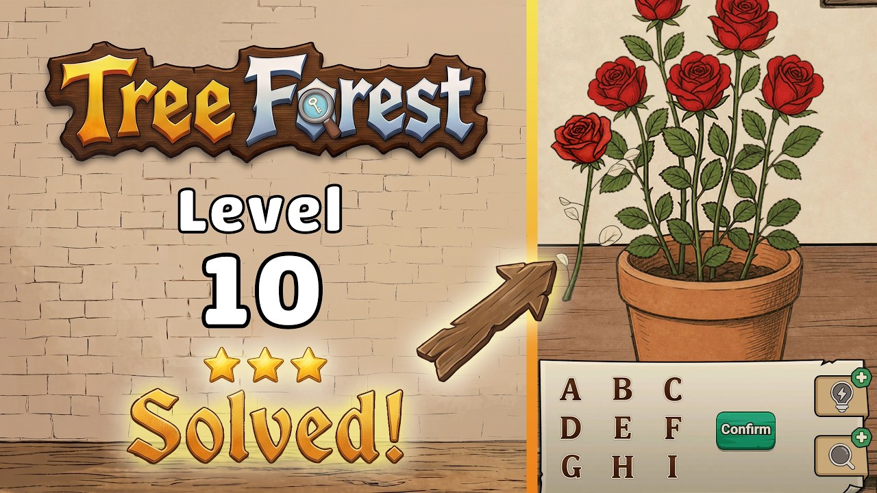 Tree Forest: Detective Words - Level 10 Walkthrough 🧩 | Full Solution & Gameplay! 🌲✨