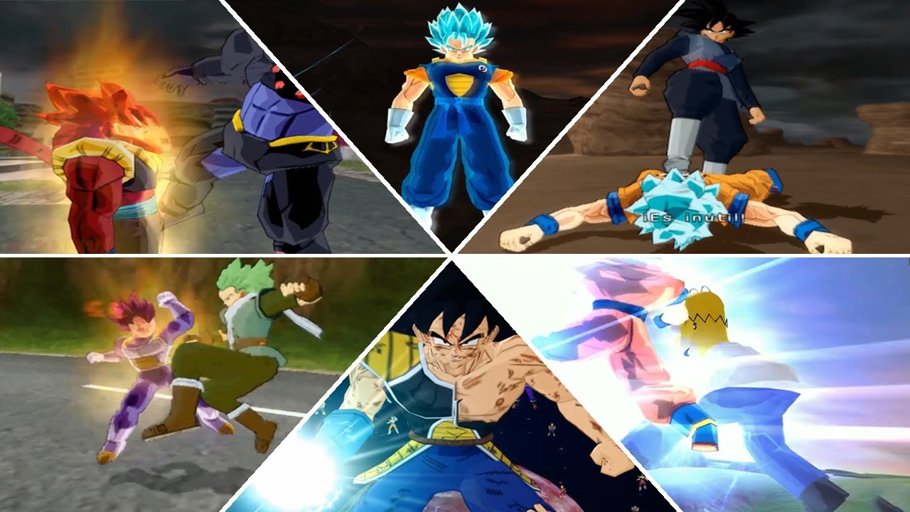 Todas las escenas del modo historia con MODS | DBZ Budokai Tenkaichi 4