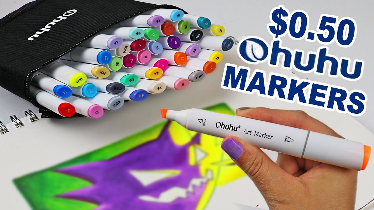 The BEST CHEAP MARKERS to END ALL CHEAP MARKERS? Ohuhu Review