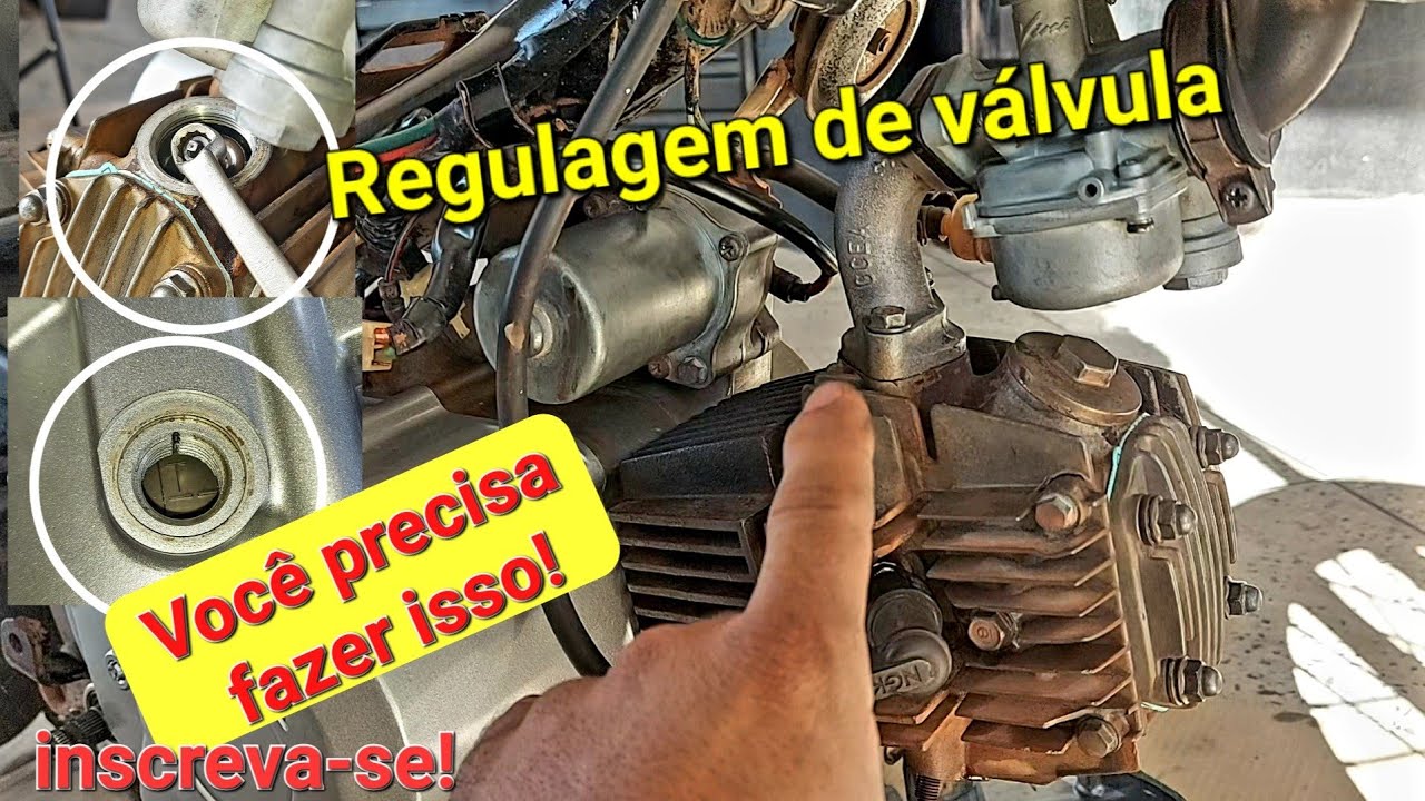 Como regular válvulas da biz bem detalhado para vc não errar