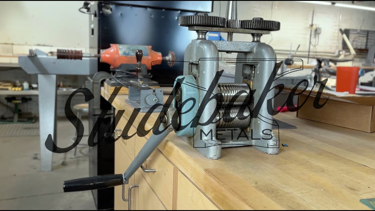 Studebaker Metals Workshop - Making a Forged Brass Safety Pin from Start to Finish ASMR Shop Sounds