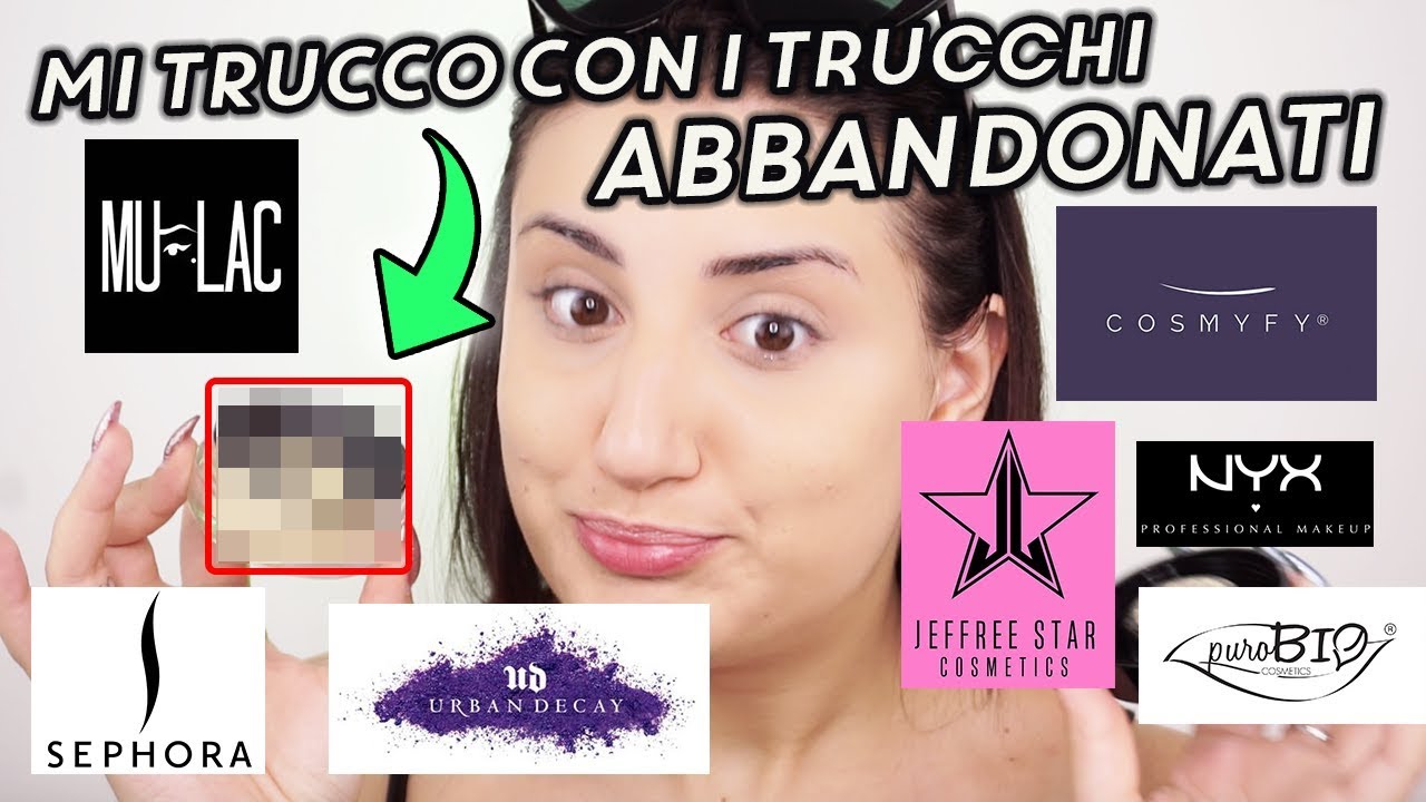 MI TRUCCO CON I TRUCCHI ABBANDONATI 😱
