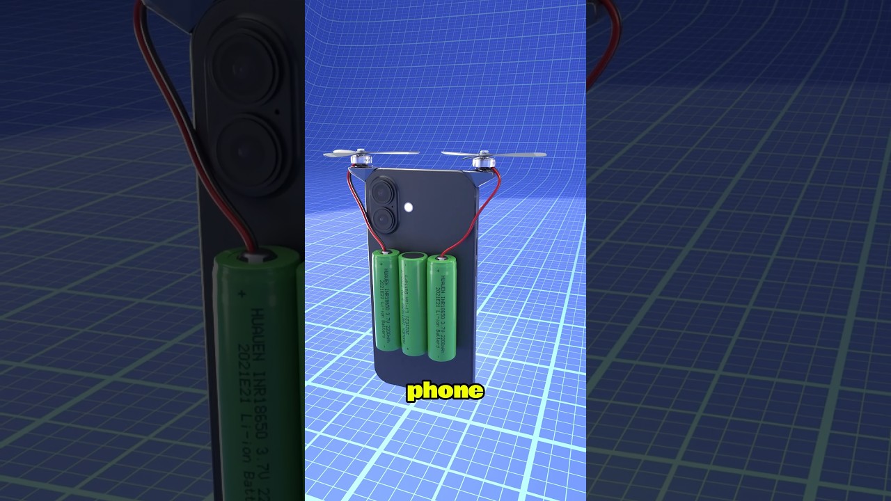 Can You Make Your Phone Fly with Drone Motors? (Selfie Drone Experiment!)
