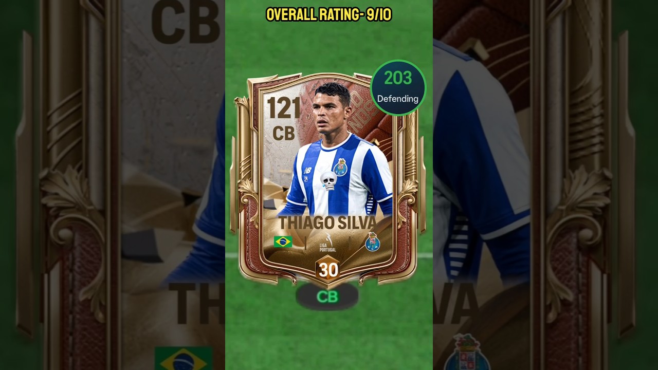 116 Thiago Silva Review ✨- O Monstro 🗿💥 Capped Legends Card Review #fcmobile #eafcmobile #fcmobile26