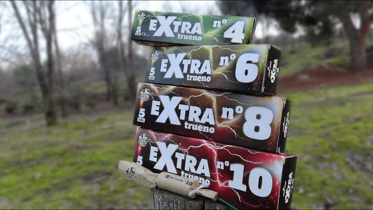 Trueno Extra nº4 VS Extra nº6 VS Extra nº8 VS Extra nº10