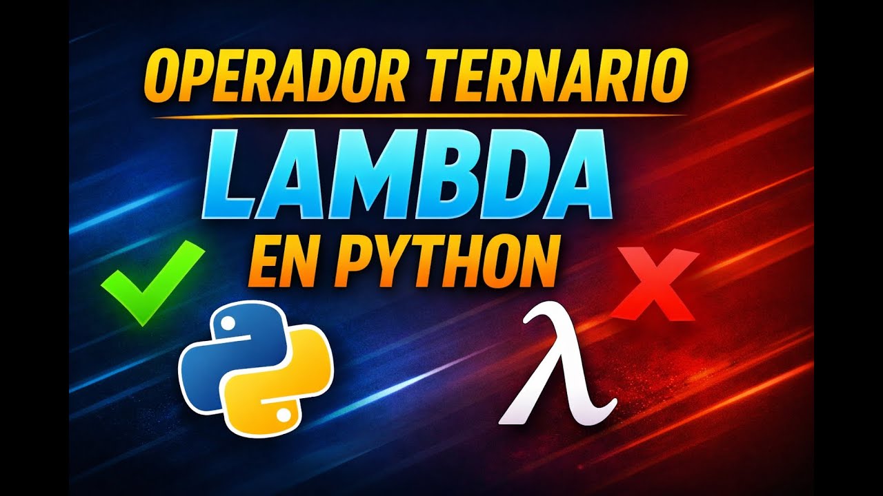Operador ternario en Python con funciones lambda