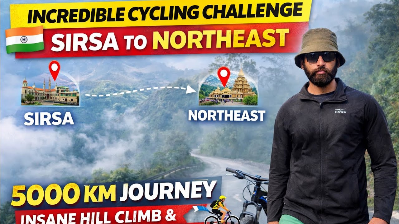 5000 KM Cycle Journey | Climbing the Hills of Kurseong 🚴‍♂️ Darjeeling Route Adventure