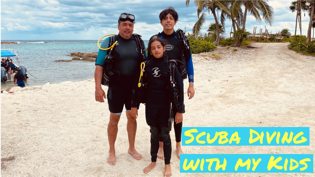Scuba Diving with my Kids   4K